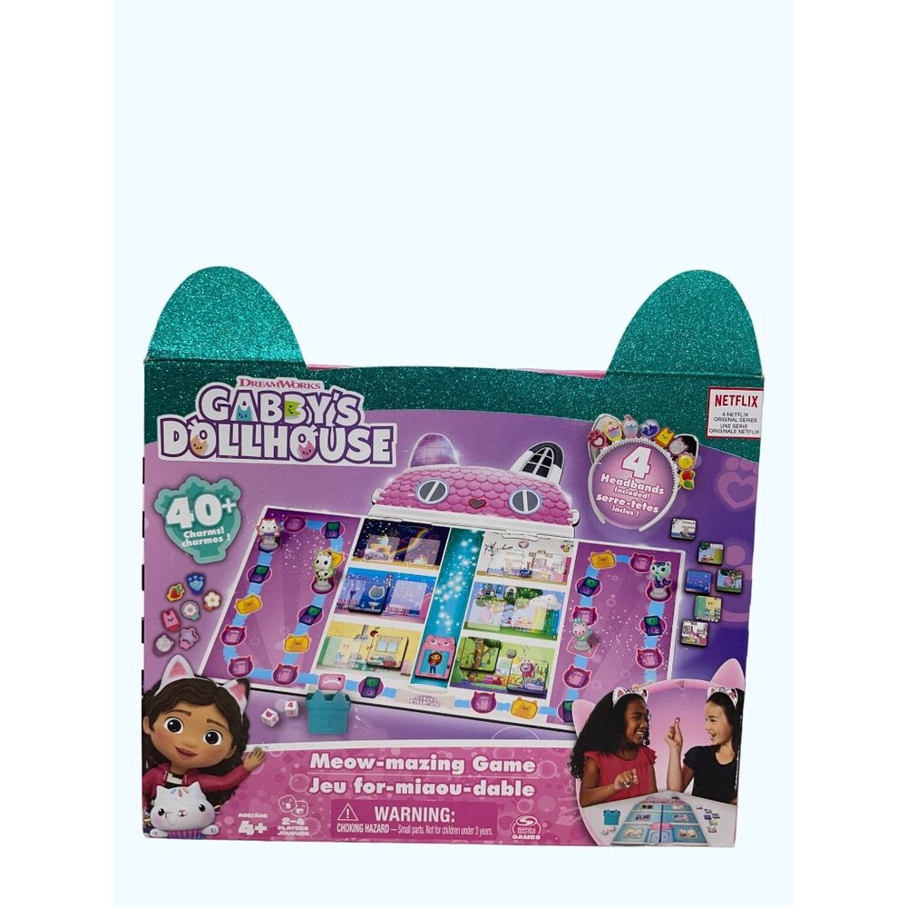 Gabby’s Dollhouse, Meow-Mazing Board Game Based on The DreamWorks Netflix Show